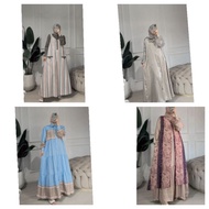 [Baru] Dress Athaya/ Gamis Athaya Original / Dress Gamis Katun Triset