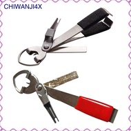 [chiwanji4x] 4 in 1 Knot Tying Tool Fly Fishing Clipper for Enthusiasts Lake Fathers Day