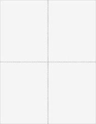W-2 and 1099 Blank Tax Forms | 4-up Blank Form Only | Qty 25