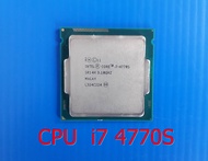 CPU ( ซีพียู ) INTEL CORE i7 4770S 3.10  GHz ความถี่เทอร์โบสูงสุด 3.90 GHz(  LGA 1150 ) สินค้ามือสอง มีการรับประกันยาว 1 เดือน