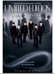 Infinite 香港演唱會(原價+手續費) $980一張