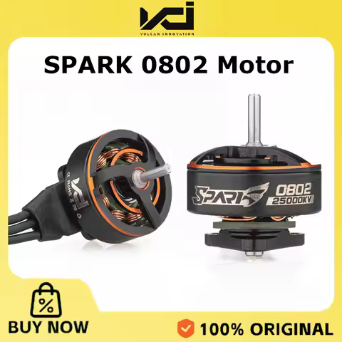 VCI SPARK 0802 Motor 13500KV 22000KV 25000KV 27000KV Micro Brushless Motor For FPV Racing Freestyle 