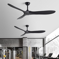 Ceiling Fan พัดลมเพดานใบไม้พลาสติก ABS แบบสวิตช์ผนัง 42/52/60 นิ้ว  มอเตอร์ระบบ DC