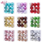 Abbraccia 9 Christmas Ball Ornaments for Tree Decoration with Storage Box for Holiday Events