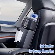 Car Seat Organiser Car Seat Side Storage Bag Hanging Tissue Holder Universal Mesh Storage Box Organi