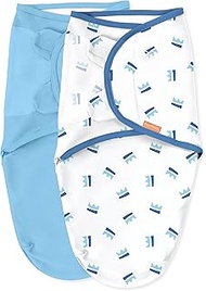 SwaddleMe Easy Change Swaddling Cloth in Size Small/Medium, for 0-3 Months, 3-6 kg, up to 66 cm Long