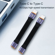 {New}  Type-c to Type-c Data Cable Fast Charging Data Cable 40g High Speed Type-c Usb3.2 Gen2 Data Cable for Quick Charge and Flexible Transfer Southeast Asian Buyers' Choice