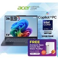 [Free Water Purifier] [Copilot+ PC] [Intel Core Ultra 9 288V] Acer Swift 14 | SF14-51-921L 3K OLED, 