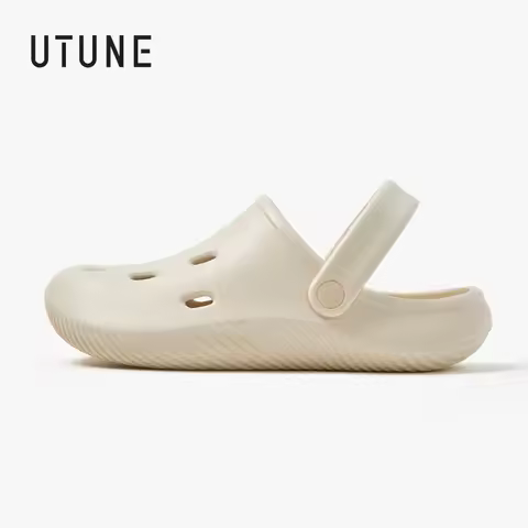 UTUNE 2025 Summer New Design Lightweight Breathable Clogs Unisex Non-Slip Slippers Beach Sandals Tre