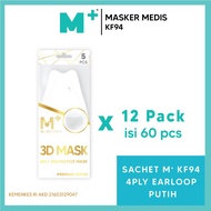 Sachet M+ KF94 Earloop 3D mask (12 Pack)