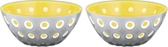guzzini LE MURRINE 279412-141 Small Bowl, Yellow/Gray, 10.1 fl oz (300 ml), Small Bowl, Ø4.7 inches 