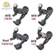 LONNGUVO Road Rear Derailleur, Steel 7/8/9/10/11 Speed MTB Bicycle Shifter, Creative Durable Univers