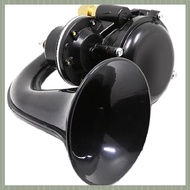 (QJWR) 1 Piece 12V 24V Electric Snail Air Horn 120DB Loud Sound Horn Truck Air Horn for Truck Van