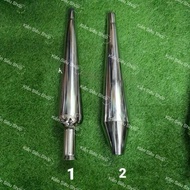 Mace exhaust, stainless steel baseball exhaust suitable for GD110, GN125, Husky 125, CG125, Dealim12