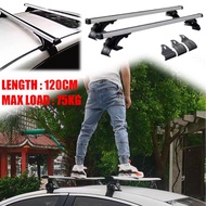 120CM Car Roof Rack Carrier Roof Bar Luggage Box Holder Rooftop Adjustable Stand Rack MAX LOAD 75KG