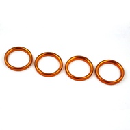4PCS 40mm Exhaust Pipe Header Gasket For Yamaha 82-83 XT550 83-86 600TT 1984-1995 XT600 88-90 FZR400
