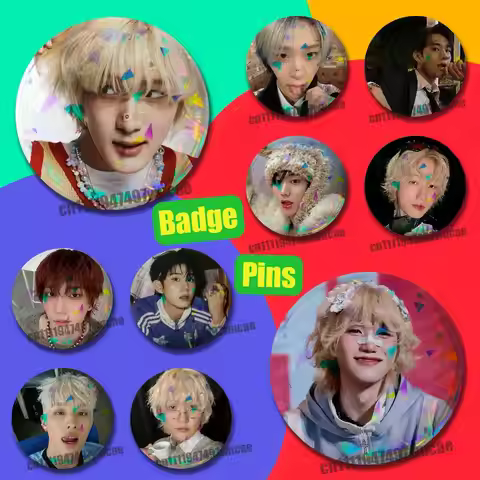 For Intak Jongseob Keeho P-P1Harmony THEO Soul Badge Case Custom Pin Insignia Emblem Round 25mm Broo