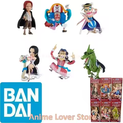 Bandai Banpresto Original One Piece WCF WT100 VO.5 Shanks Buggy Bentham Hancock Apoo X-Drake Anime F