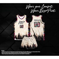 Black Flame Custom Pink Basketball Jersey Set Full Sublimation Design for Men & Women