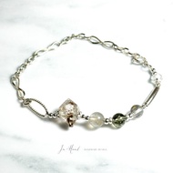 多層次風格-無限能量-閃靈鑽-純銀系手鍊