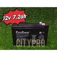 HOT🔥Firstpower 12v 7.2ah GENUINE 12V 7.2Ah Rechargeable Sealed Lead Acid Battery Autogate UPS