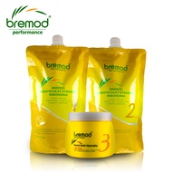 Bremod Hair Treatment Silky Rebonding with Bremod Rejuvanating Hair Mask (Bremod Set 1,2,3)BR-T012+B