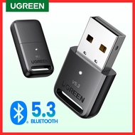 UGREEN USB Bluetooth 5.3 5.0 Adapter Receiver Transmitter EDR Dongle For PC Wireless Transfer For Bluetooth Speakers Mouse