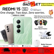 Redmi 15 5G | 4G (16GB*(8+8) RAM + 256GB ROM) | 6.9'' FHD+ display | 7000 mAh | Xiaomi Malaysia Set