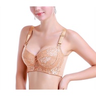 Soft Steel Ring Concentrated Gathering Adjustable Breastfeeding Bra 7075DEF80F85F9095BC95D95E95F