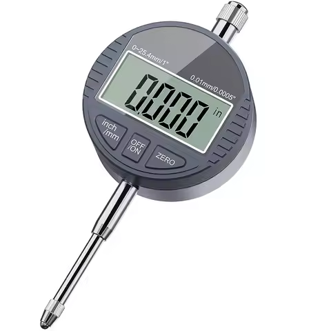 0-12.7mm/0.5" 0-25.4mm/1" Range Gauge Digital Dial indicator Precision Tool 0.01mm/0.005" 0.001mm/0.