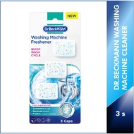 Dr. Beckmann Washing Machine Freshener Tabs Quick Wash Cycle, 3x20g