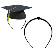 [Finevips1] Graduation Headband, Graduation Cap Hair Band, Ceremony, Party Decoration