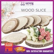 Wood Slice Tapak Mas Kahwin Pine Wood Slice Pieces Stand Kayu Pallet Pine Dulang Tapak Hantaran Tuna