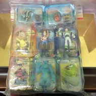 絕版扭蛋 Yujin 怪獸電力公司 玩具總動員 海底總動員 超人特攻隊 角色小吊卡  全套八款