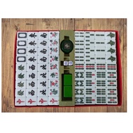 Mahjong Set Regular/ Standard Sized Games (green color)
