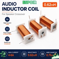 IESPOIRHA Speaker Crossover Inductor Coil, 0.75mm 0.62MH Audio Inductor Coil, Pure Copper 4-6A Induc