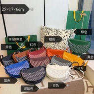Goyard Bag Baguette Bag Underarm Bag Half Moon Bag Goyard Female Bag Tote Bag Goyard Bag Half Moon B