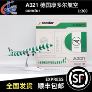 - JC Wings 1: 200 A321 Germany Condol Airlines D-AIAC LH2407 Aircraft Model