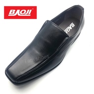 BAOJI รองเท้าคัชชูหนัง สีดำ  รุ่น BJ3385   ไซส์ 39-46 รองเท้าทำงาน รองเท้าทางการ