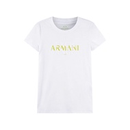 Armani Exchange Armani Ladies LOGO Offset Print Round Neck Short Sleeve T-Shirt