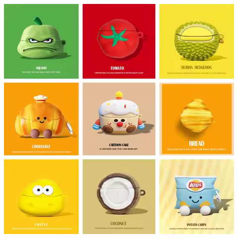 Delicious food Cartoon Case for HUAWEI FreeBuds 7i SE4 Cover for FreeBuds Pro5 Protective FreeBuds f