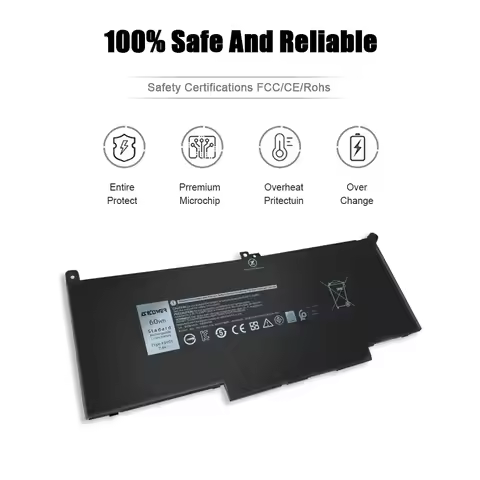 SKOWER F3YGT DJ1J0 Laptop Battery for Dell Latitude 12 7000 7280/E7280 7490/E7490 7290/E7290 7380/E7