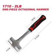 JLD Palu Batu Beton 2LB/3LB/4LB Palu Besi Stoning Hammer Gagang Rubber Untuk Tembok Beton Batu