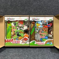 （最後2盒）jollybaby 動物尾巴音樂布書 嬰兒車玩具 BB布書 嬰兒布書 嬰兒音樂玩具 初生嬰兒 英文繪本 尾巴布書 發聲玩具 發聲書 有聲書