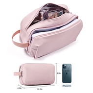 new Womens Cosmetic Bag BAGSMART Waterproof Dopp Kit for Travel Lightweight Toiletries Bag for Men M