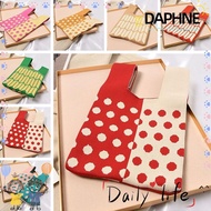 DAPHNE Tote Bag Niche Design Mini Shoulder Bag Shopping Bags Women Girls Knot Wrist Bag