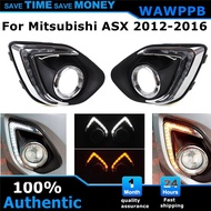 car led drl daytime running lights daylight waterproof fog head light lamp for mitsubishi asx 2012 2