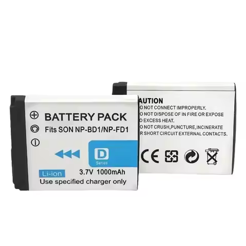 TX1 T900 T700 T500 T200 T77 T2 Camera NP-BD1 NP-FD1 3.7V 1000mAh Rechargeable Lithium Battery Pack