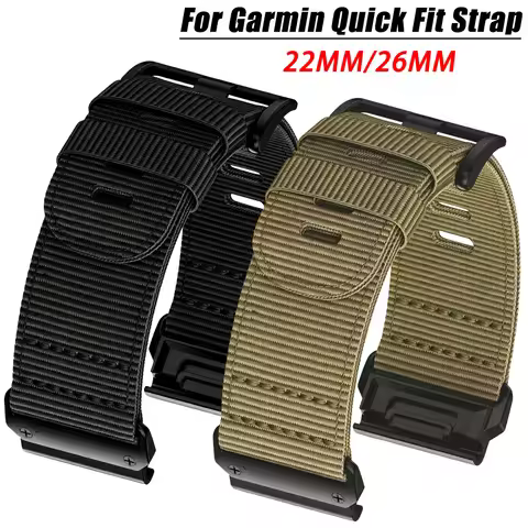 Tactical Rugged Strap For Garmin Tactix 8 7Pro Watchband For Fenix 8 8Pro 7 7X 6/Epix Pro/Enduro 3 Q
