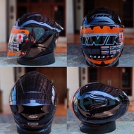 HITAM Helm INK TERRA 2 BLACK GLOSS ORIGINAL HELM TOURING INK TERRA 2 BLACK GLOSS ORIGINAL HELM HALF 